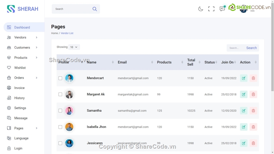 admin dashboard,quản lý bán hàng,quản lý bán hàng có báo cáo thống kê,quản lý bán hàng cửa hàng thời trang,bootstrap 5 admin dashboard template,Trang quản lý bán hàng bằng bootstrap và jquery